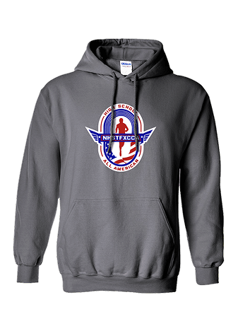 Gray NHSTFXCCA All-American hooded sweatshirt