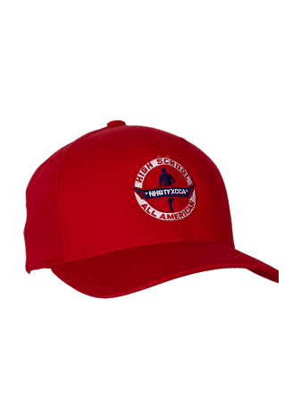 Red NHSTFXCCA All-American baseball cap